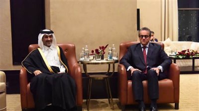 الدكتور خالد عبد الغفار يشهد احتفالية العيد الوطني لدولة قطر الشقيقة