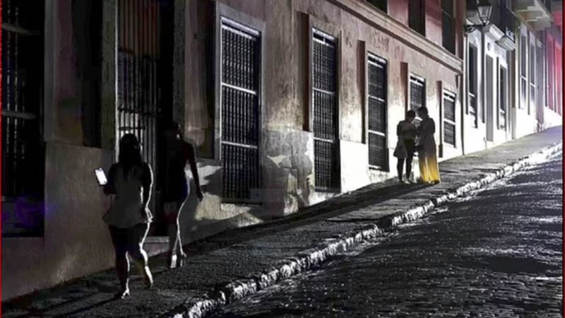 الشوارع اثناء انقطاع