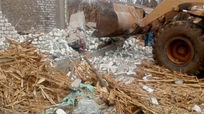 جانب من حملات إزالة