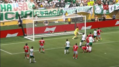 عاجل .. النيران الصديقة تهدي بالميراس التقدم على الأهلي