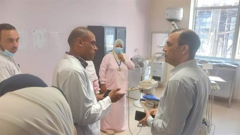 جانب من تفقد المستشفى