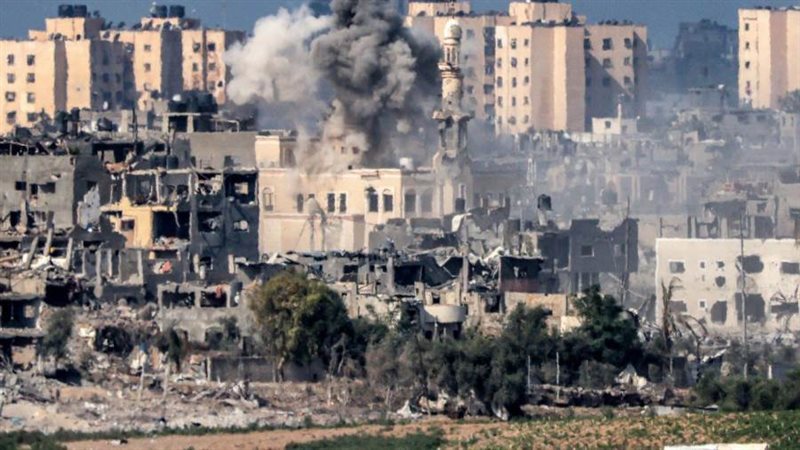 جانب من الدمار الذي