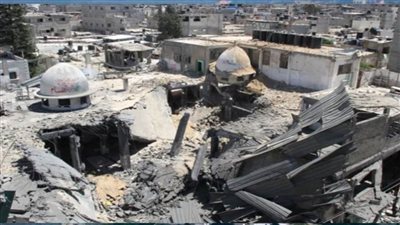 غزة: الاحتلال دمر 814 مسجدا و3 كنائس بشكل كلي