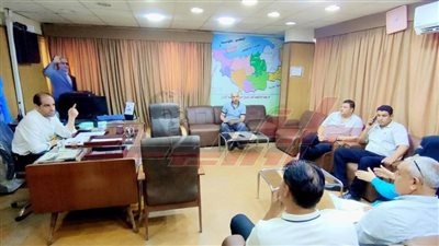 مناقشة مشاكل محطة الرفع بالقنطرة البيضاء بكفر الشيخ