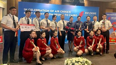 طيران Air China يدشن أولى رحلاته لمطار القاهرة الدولي
