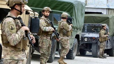 الجيش اللبناني: ضبط 7 مواطنين لإطلاقهم النار وحيازتهم أسلحة وذخائر