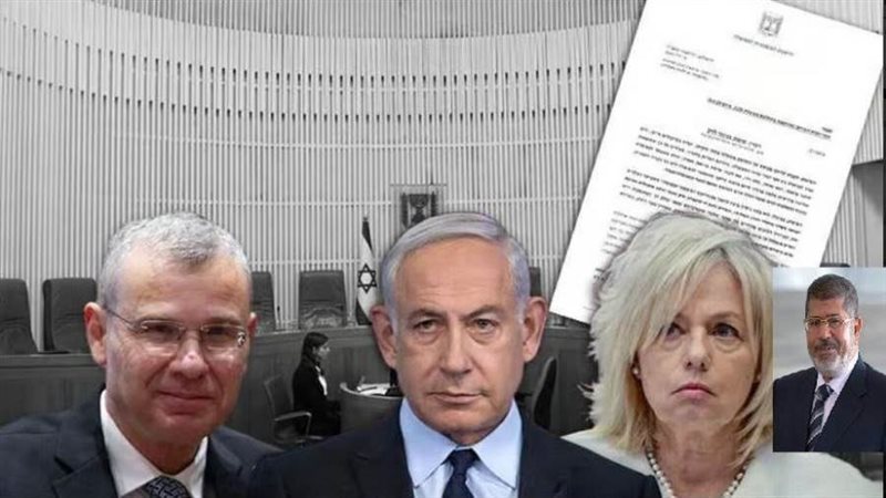 نتنياهو ومرسي ضد