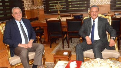 محافظ الغربية يهنئ مدير الأمن الجديد ويناقشان آليات التعاون