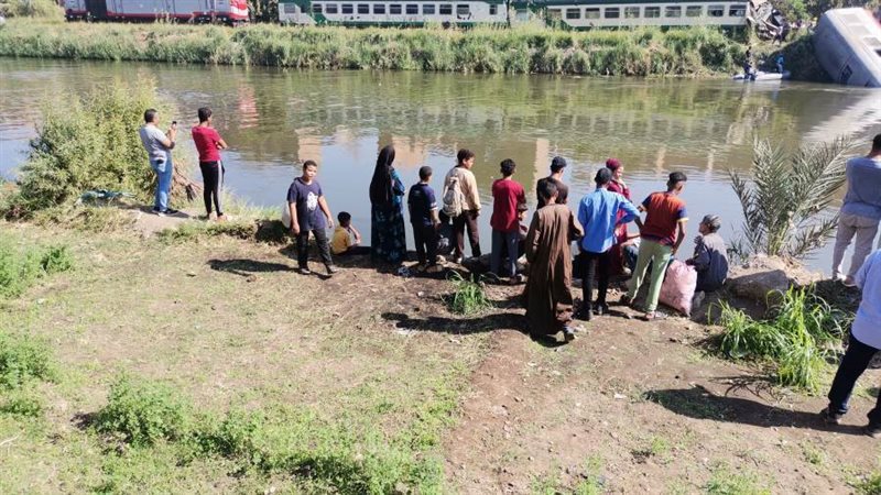 حادث قطارين المنيا
