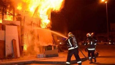 السيطرة على حريق بمصنع ملابس أسفل برج سكني في شبرا الخيمة