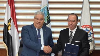 التعليم العالي: جامعة برج العرب التكنولوجية توقع بروتوكول تعاون مع الشركة القابضة للنقل البحري والبري