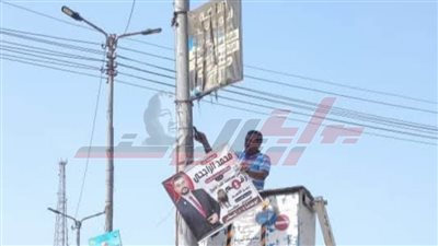 كفرالشيخ تزيل 65 إعلانًا مخالفًا بالمحافظة