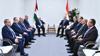 عاجل.. الرئيس السيسي يؤكد موقف مصر الثابت الداعم للسلطة الفلسطينية ورفضها أي محاولات لتصفية القضية