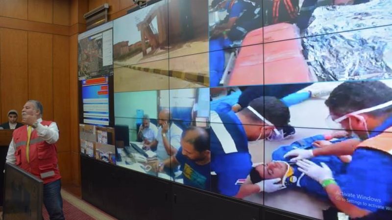 جانب من التجارب على