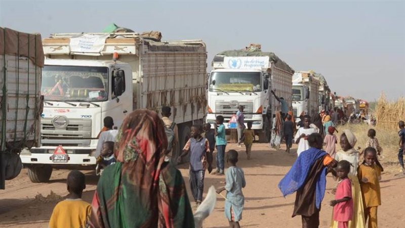 قافلة إنسانية تابعة