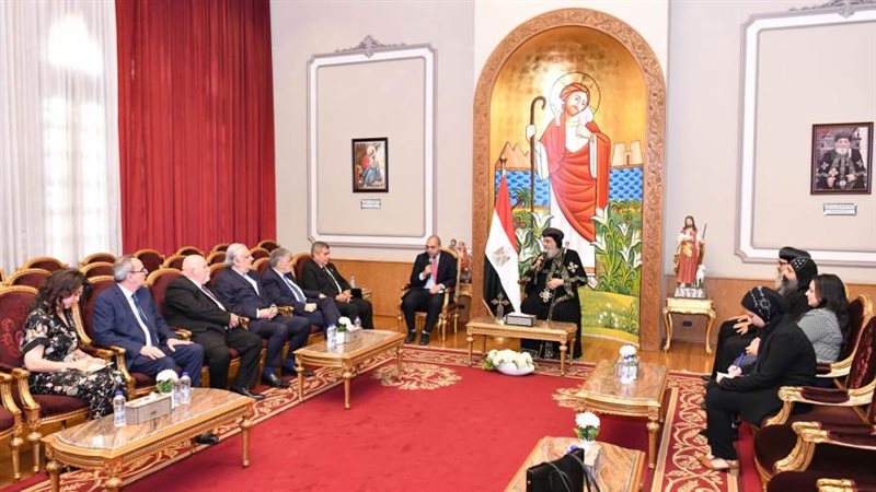 البابا تواضروس يستقبل