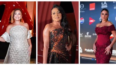 شاهد النجمات يتنافسن على أجمل إطلالة في مهرجان الجونة السينمائي
