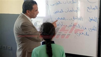 وكيل تعليم كفر الشيخ يتفقد المدارس للاطمئنان على انتظام العملية التعليمية