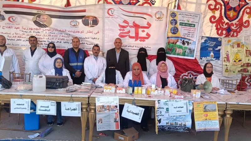 جانب من القافلة البيطرية