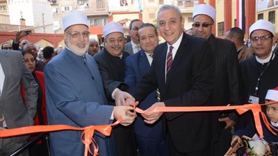  بالصور.. محافظ الغربية ووكيل الأزهر الشريف يفتتحان معهد «محلة زياد» للفتيات