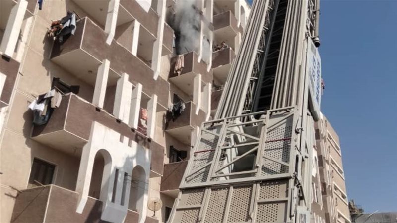 اندلاع حريق في المدينة