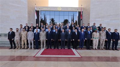 وفد من القضاء العسكري يزور وزارة العدل