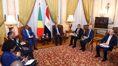 وزير الخارجية يلتقي وزير خارجية 