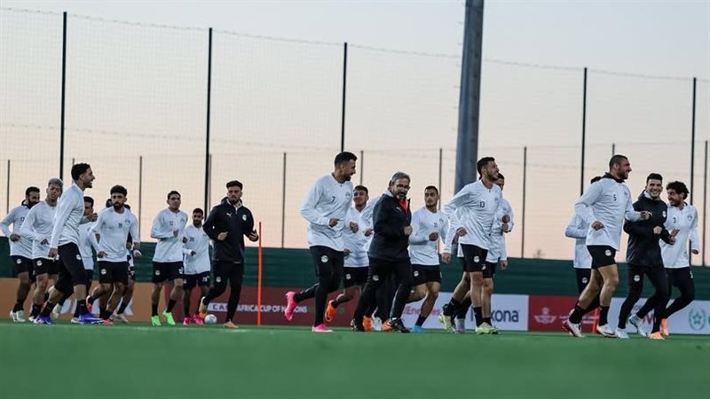 منتخب مصر يخوض مرانه