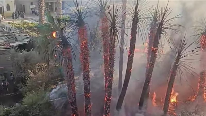 قوات الإطفاء أثناء