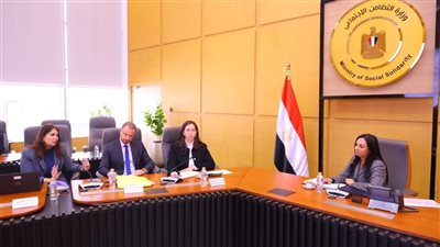 مايا مرسي تلتقي وفد المتابعة الدورية النصف السنوية لبعثة البنك الدولي