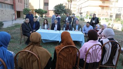محافظ الجيزة يتفقد مدينة الطالبات بالعجوزة لمتابعة مستوى الخدمات