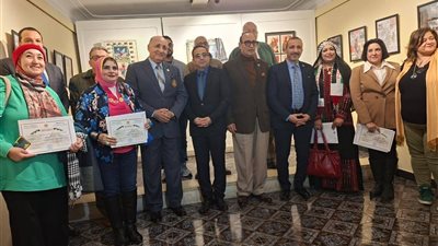 قنصل فلسطين بالإسكندرية يشارك في افتتاح معرض فلسطين الهوية والتراث