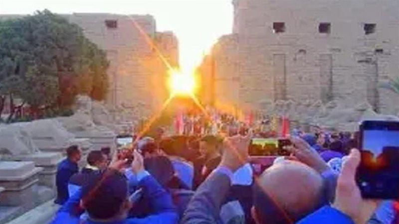 الأقصر تشهد تعامد