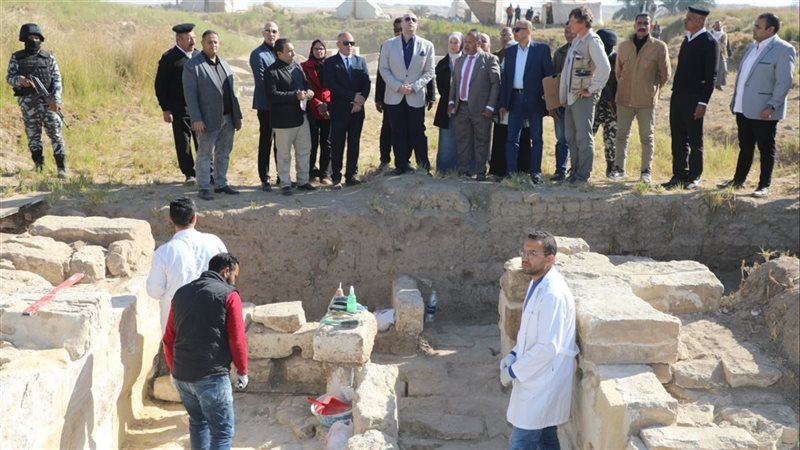 كشف اثرى ببنى سويف