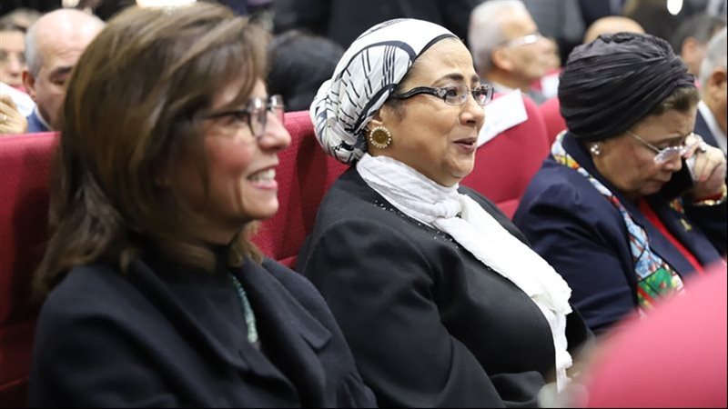 جانب من مشاركة المستشارة