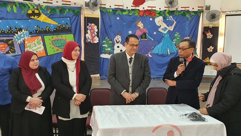 جانب من زيارة الوفد