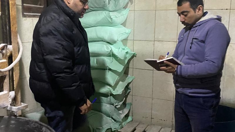 التفتيش على المخابز