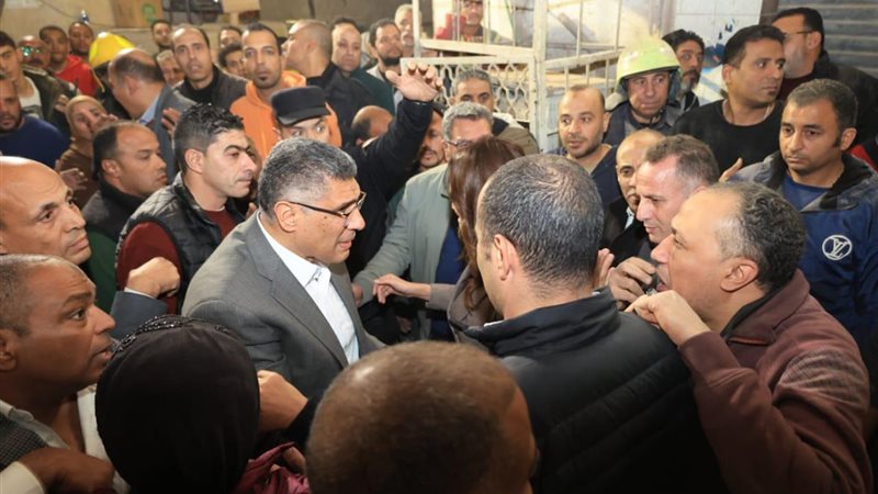  محافظ الجيزة يتفقد