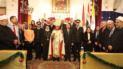 محافظ القاهرة يشهد احتفال بطريركية الأرمن الكاثوليك بعيد ميلاد السيد المسيح