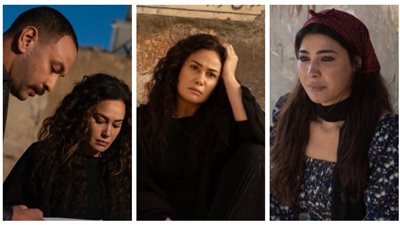 هند صبري ومها نصار وأحمد خالد صالح في كواليس 