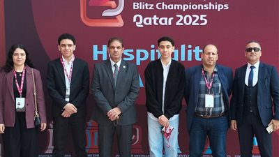 بعثة منتخب مصر تصل قطر للمشاركة في بطولة العالم للشطرنج السريع والخاطف