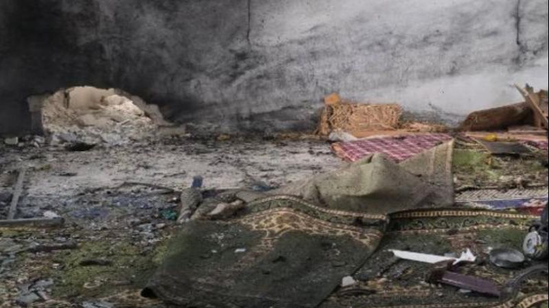 انفجار بمسجد في حمص