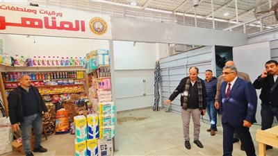 محافظ الدقهلية يتابع بدء تسكين التجار في معرض السلع الدائمة بالمنصورة 