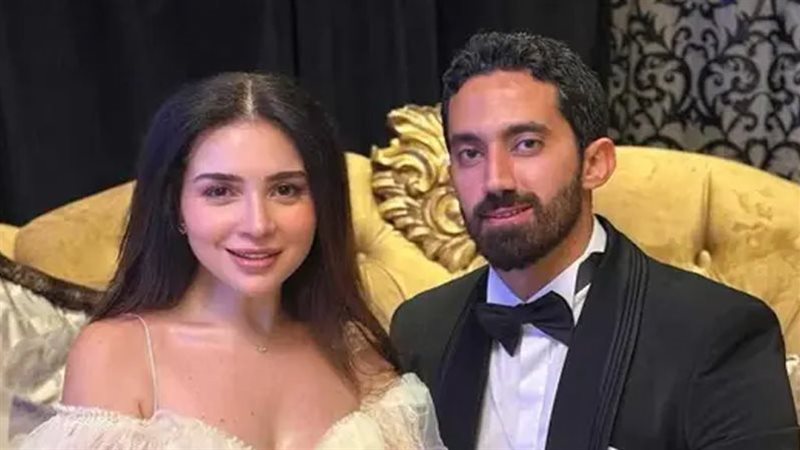 مي عز الدين وعريسها