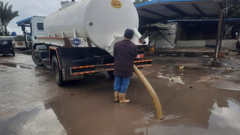 كسح مياه الامطار