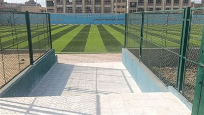الانتهاء من الملعب القانوني بمركز شباب أبو الغيط بعد سنوات من الانتظار