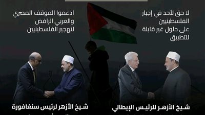 مواقف وتصريحات شيخ الأزهر في 2025 داعم حقيقي للقضية الفلسطينية