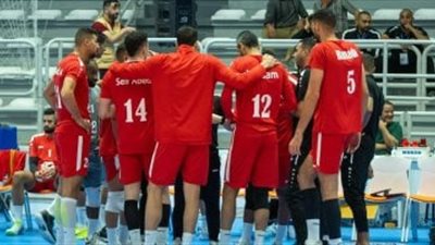 الأهلي يهزم هليوليدو في دوري رجال الطائرة