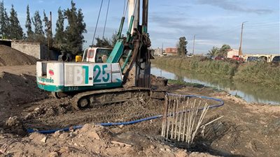 إنشاء 3 كباري سطحية لربط محاور الطرق الحيوية بكفرالشيخ