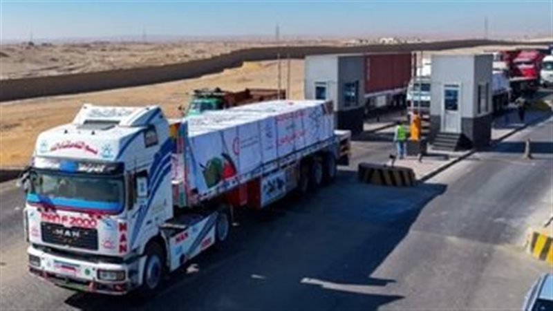 قافلة مساعدات لغزة